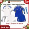 Leeds United Christmas Gift Bundle – Home & Away Replica Football Kit 202526