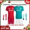 Liverpool Christmas Gift Bundle – Home & Third Replica Football Kit 2025_26(Update)