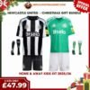 Newcastle FC 2025-26 Christmas Gift Bundle – Home & Away Replica Football Kit