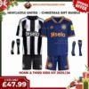 Newcastle FC 2025-26 Christmas Gift Bundle – Home & Third Replica Football Kit