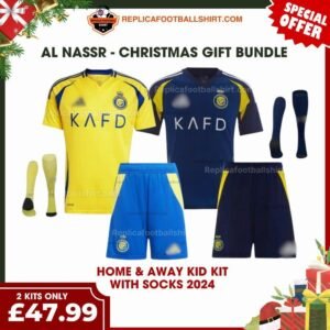 RFS Al Nassr FC 2024_25 Christmas Gift Bundle – Home & Away Replica Football Kit