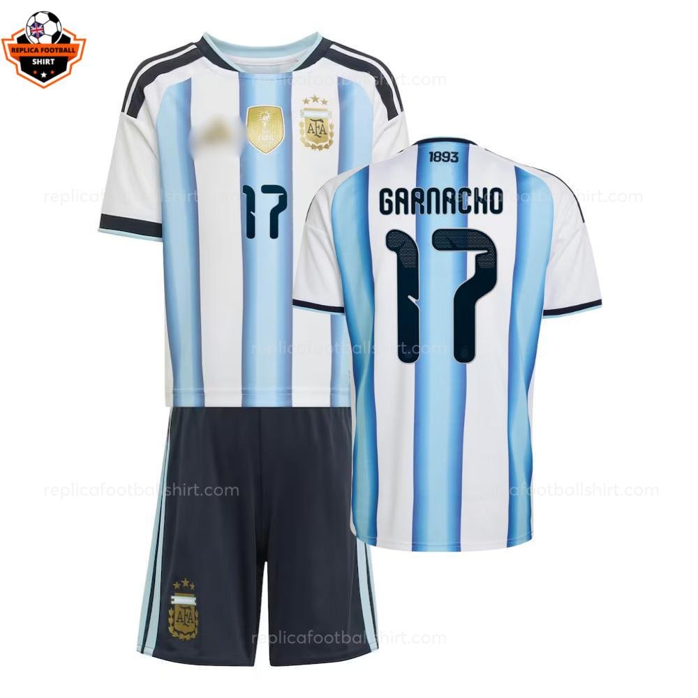 RFS Argentina Garnacho 17 Home 2026 Kids Football Kit