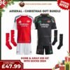 RFS Arsenal FC 2024_25 Christmas Gift Bundle – Home & Away Replica Football Kit