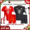 RFS Bayern Munich Christmas Gift Bundle – Home & Third Replica Football KIT