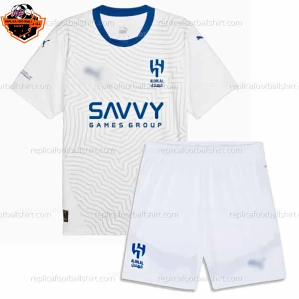 Al Hilal Away Kid Replica Football Kit 2024/25