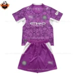 Manchester City Purple Goalkeeper Kid Replica Football Kit 2026/27