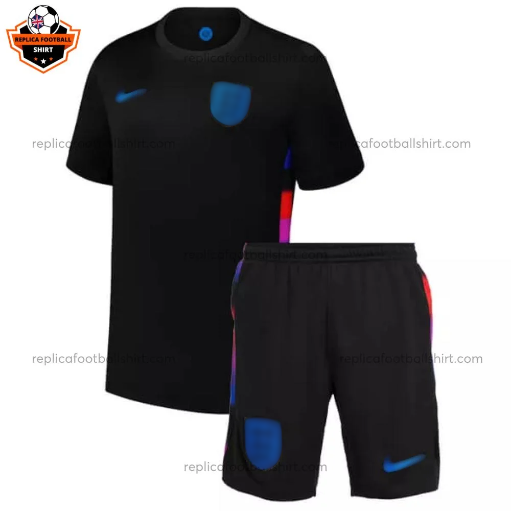 England Lionesses Away for Men and Kid Replica Football Kit 2025/26 - Front view - Blur