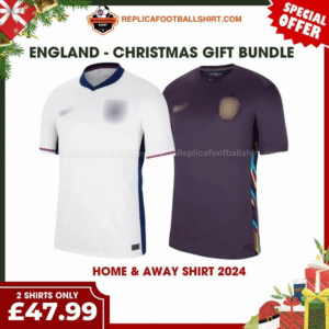 England FC 2024 Christmas Gift Pack – Home & Away Replica Football Shirt - Blur