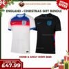 RFS England FC 2025_26 Christmas Gift Bundle – Home & Away Replica Football Shirt