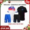 RFS England FC Lionesses 2025_26 Christmas Gift Bundle – Home & Away Replica Football Kit
