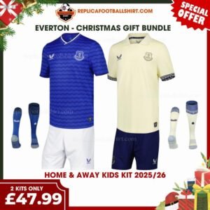 RFS Everton Christmas Gift Bundle – Home & Away Replica Football Kit 2025_26