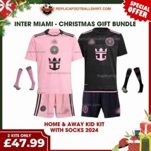 RFS Inter Miami FC 2024_25 Christmas Gift Bundle – Home & Away Replica Football Kit
