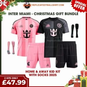 RFS Inter Miami FC 2025_26 Christmas Gift Bundle – Home & Away Replica Football Kit