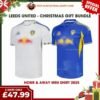 RFS Leeds United FC 2025_26 Christmas Gift Bundle – Home & Away Replica Football Kit