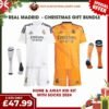 RFS Real Madrid FC 2024_25 Christmas Gift Bundle – Home & Away Replica Football Kit