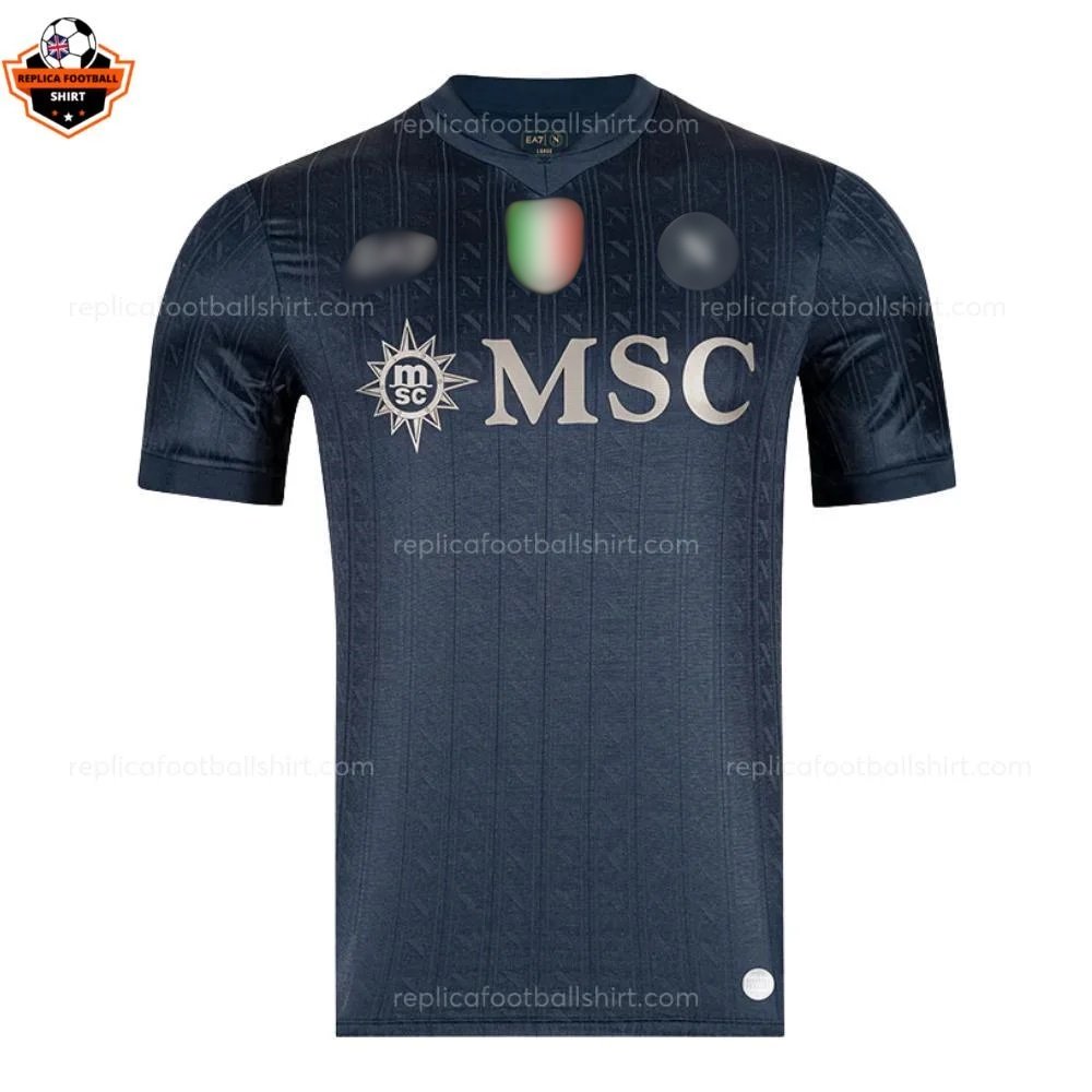 SSC Napoli Third Men Replica Football Shirt 2025/26 - Front view - Blur