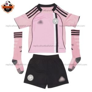 Leicester City Third Kid Replica Football Kit 2025/26 - Front view