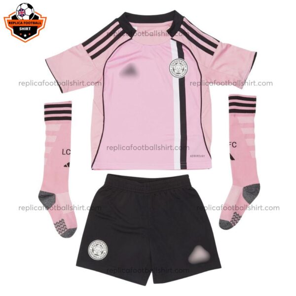 Leicester City Third Kid Replica Football Kit 2025/26