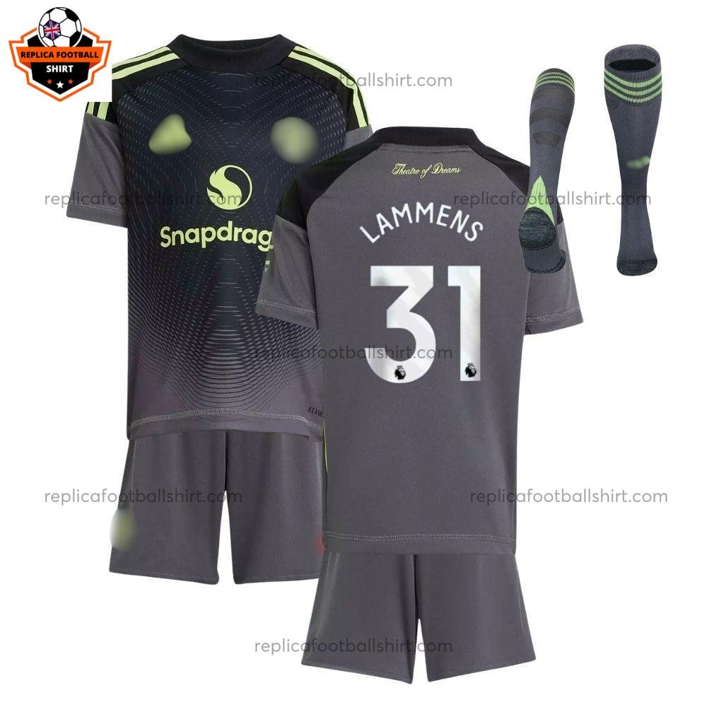 Man Utd Goalkeeper Kid Replica Kit 2025/26 LAMENS 31 - Over view