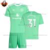 Man Utd Green Goalkeeper Kid Replica Kit 2025/26 LAMMENS 31 - Over view
