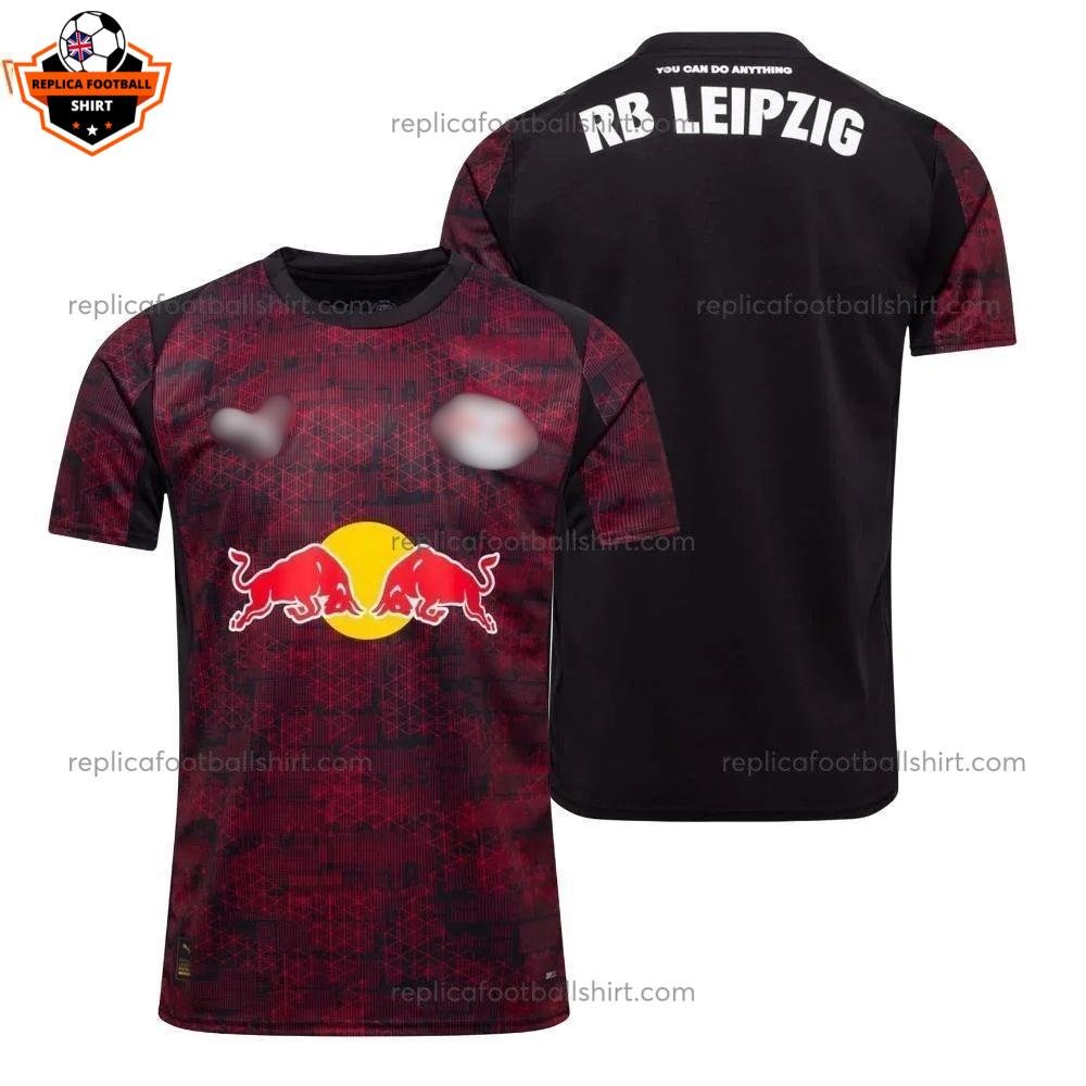 RB Leipzig Third Men Replica Football Shirt 2025/26 - Over view - Blur