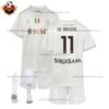 SSC Napoli Away Kid Replica Football Kit 2025/26 DE BRUYNE 11 Printed - Over view