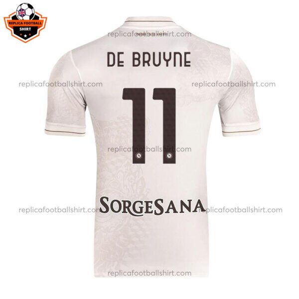 SSC Napoli Away Adult Replica Football Shirt 2025/26 DE BRUYNE 11 Printed