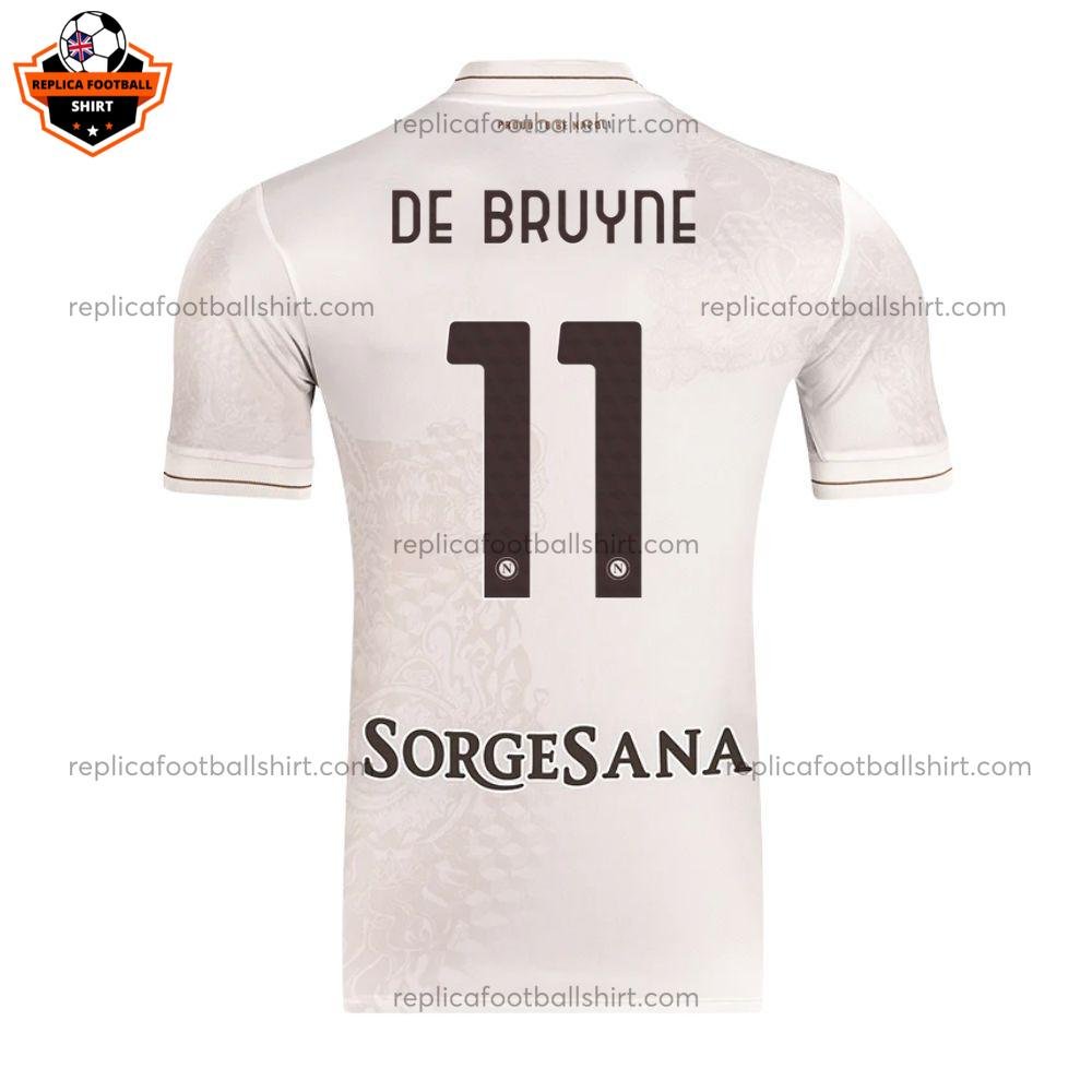 SSC Napoli Away Adult Replica Football Shirt 2025/26 DE BRUYNE 11 Printed - Back view