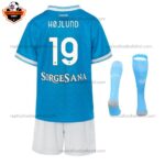 SSC Napoli Home Kid Replica Football Kit 2025/26 HØJLUND 19 Printed
