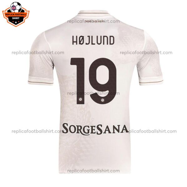 SSC Napoli Away Adult Replica Football Shirt 2025/26 HØJLUND 19 Printed