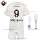 SSC Napoli Away Kid Replica Football Kit 2025/26 LUKAKU 9 Printed