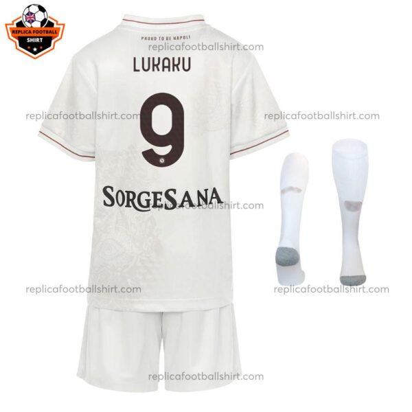SSC Napoli Away Kid Replica Football Kit 2025/26 LUKAKU 9 Printed