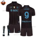 SSC Napoli Third Kid Replica Football Kit 2025/26 LUKAKU 9 Printed