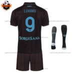 SSC Napoli Third Kid Replica Football Kit 2025/26 LUKAKU 9 Printed