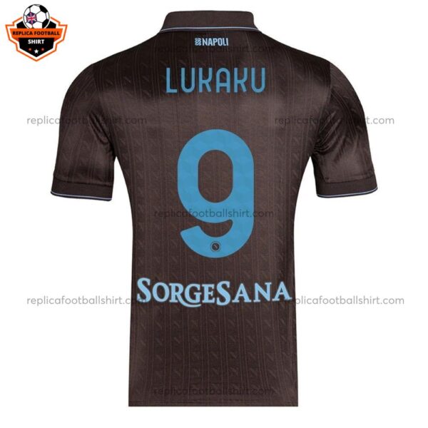 SSC Napoli Third Adult Replica Football Shirt 2025/26 LUKAKU 9 Printed
