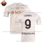 SSC Napoli Away Adult Replica Football Shirt 2025/26 LUKAKU 9 Printed