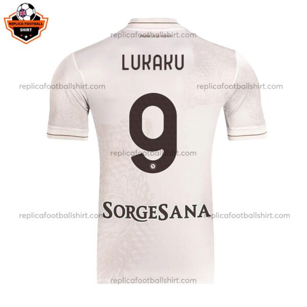 SSC Napoli Away Adult Replica Football Shirt 2025/26 LUKAKU 9 Printed