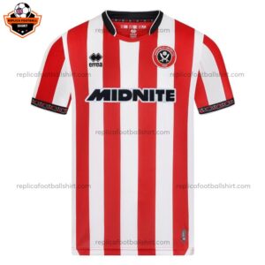 Sheffield United Home Men Replica Football Shirt 2025/26 Sponsor - Front view