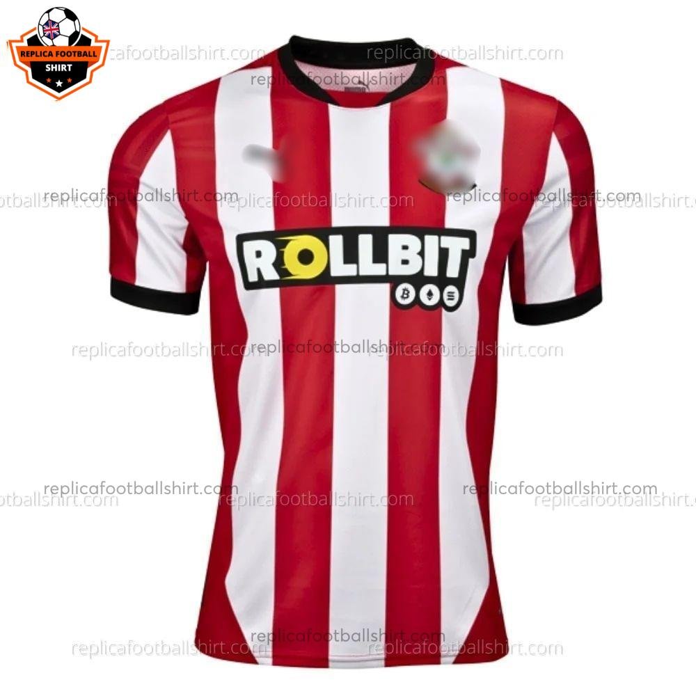 Southampton Home Men Replica Football Shirt 2024/25 - Front view - Blur