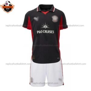 Southampton Third Kid Replica Football Kit 2025/26 - Front view - Blur
