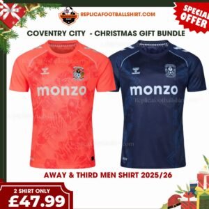 Coventry City 2025/26 Christmas Gift Bundle - Away & Third Replica