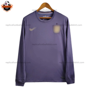aEngland Away Men Replica Football Shirt 2024 Long Sleeve - Front view - Blur