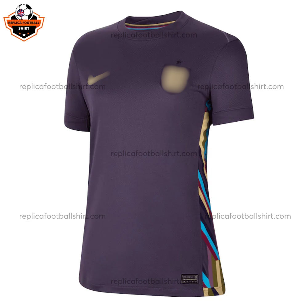 England Away Women Replica Football Shirt 2024/25 - Front view - Blur