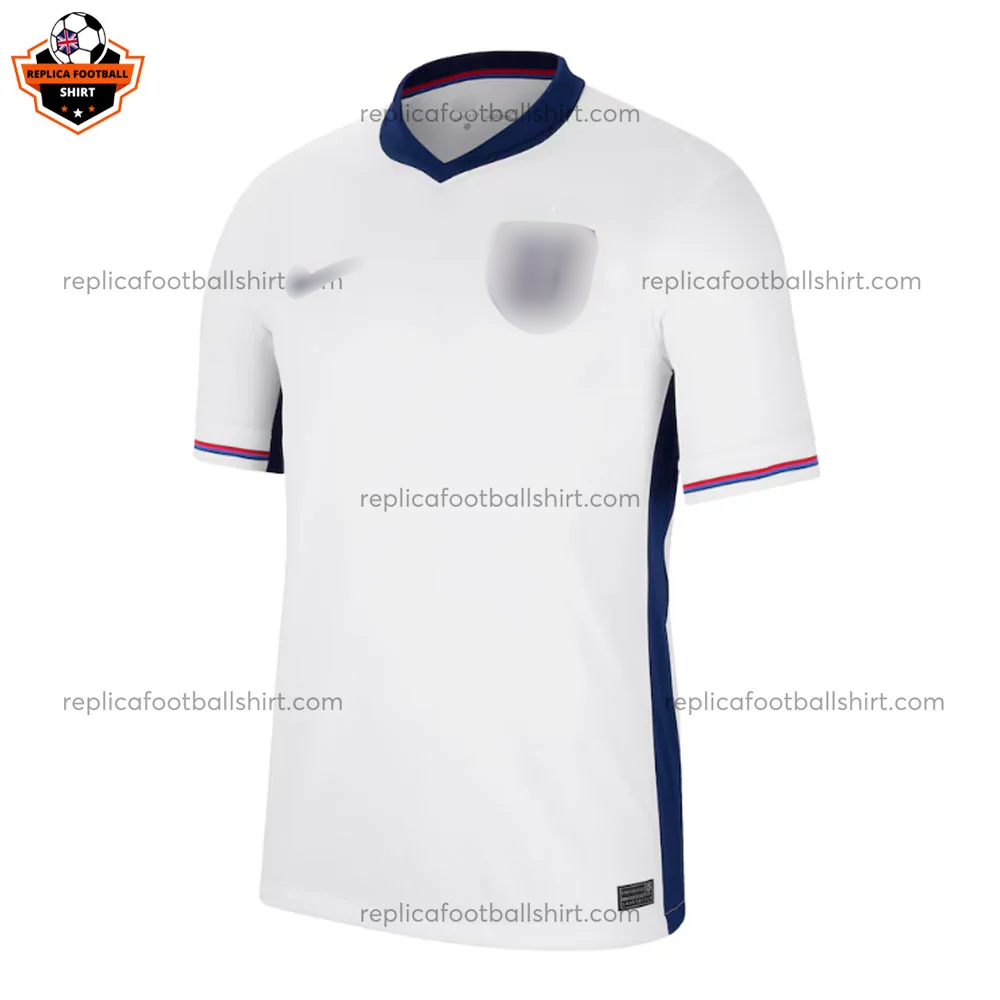England Home Men Replica Football Shirt 2024/25 - front view - blur