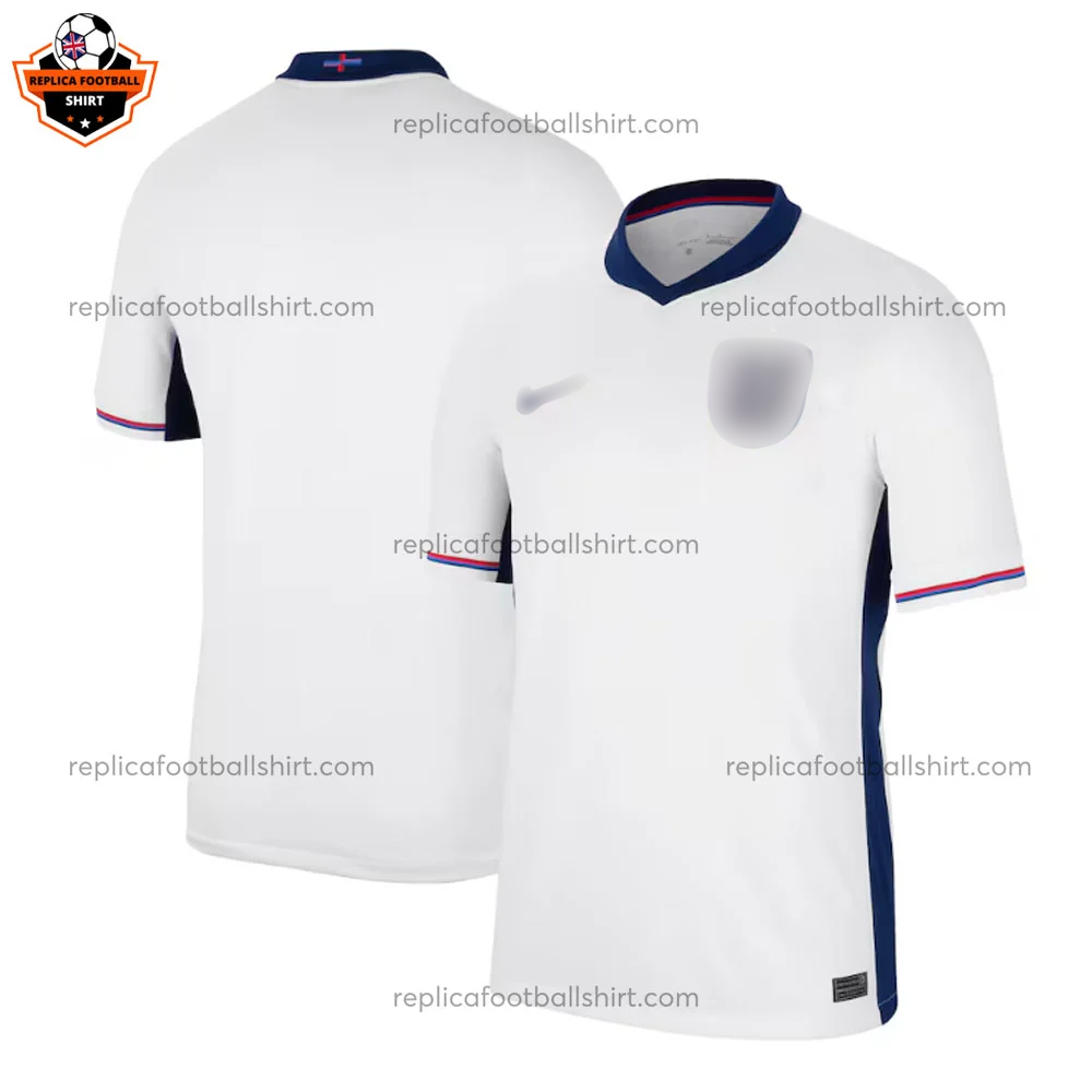 England Home Men Replica Football Shirt 2024/25 - over view - blur