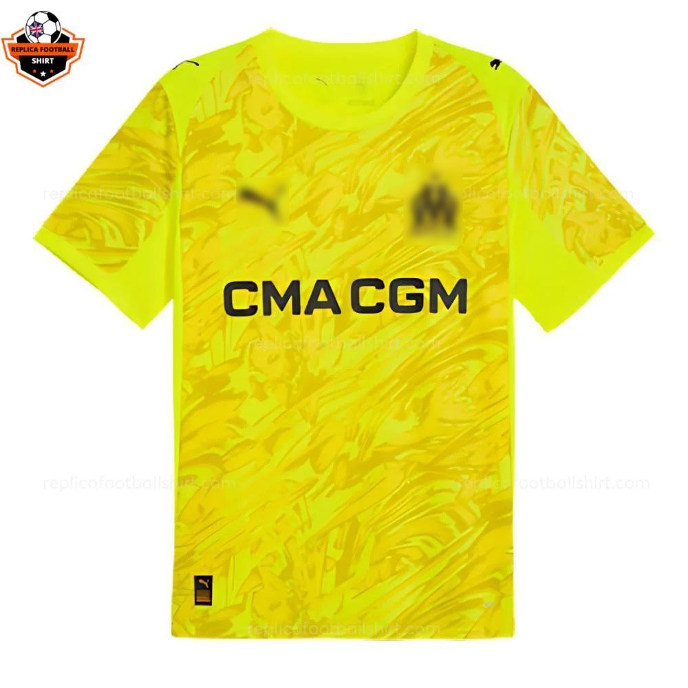 Olympique Marseille Goalkeeper Men Replica Football Shirt 25/26 - Front view - Blur
