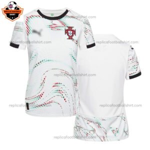Portugal Away Women Replica Football Shirt 2025/26 - Over view - Blur