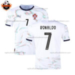 Portugal RONALDO 7 Away Men Replica Football Shirt 2025 Printed