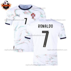 Portugal RONALDO 7 Away Men Replica Football Shirt 2025/26 - Over view - Blur