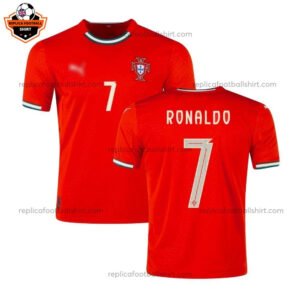 Portugal RONALDO 7 Home Men Replica Football Shirt 2025/26 - Over view - Blur